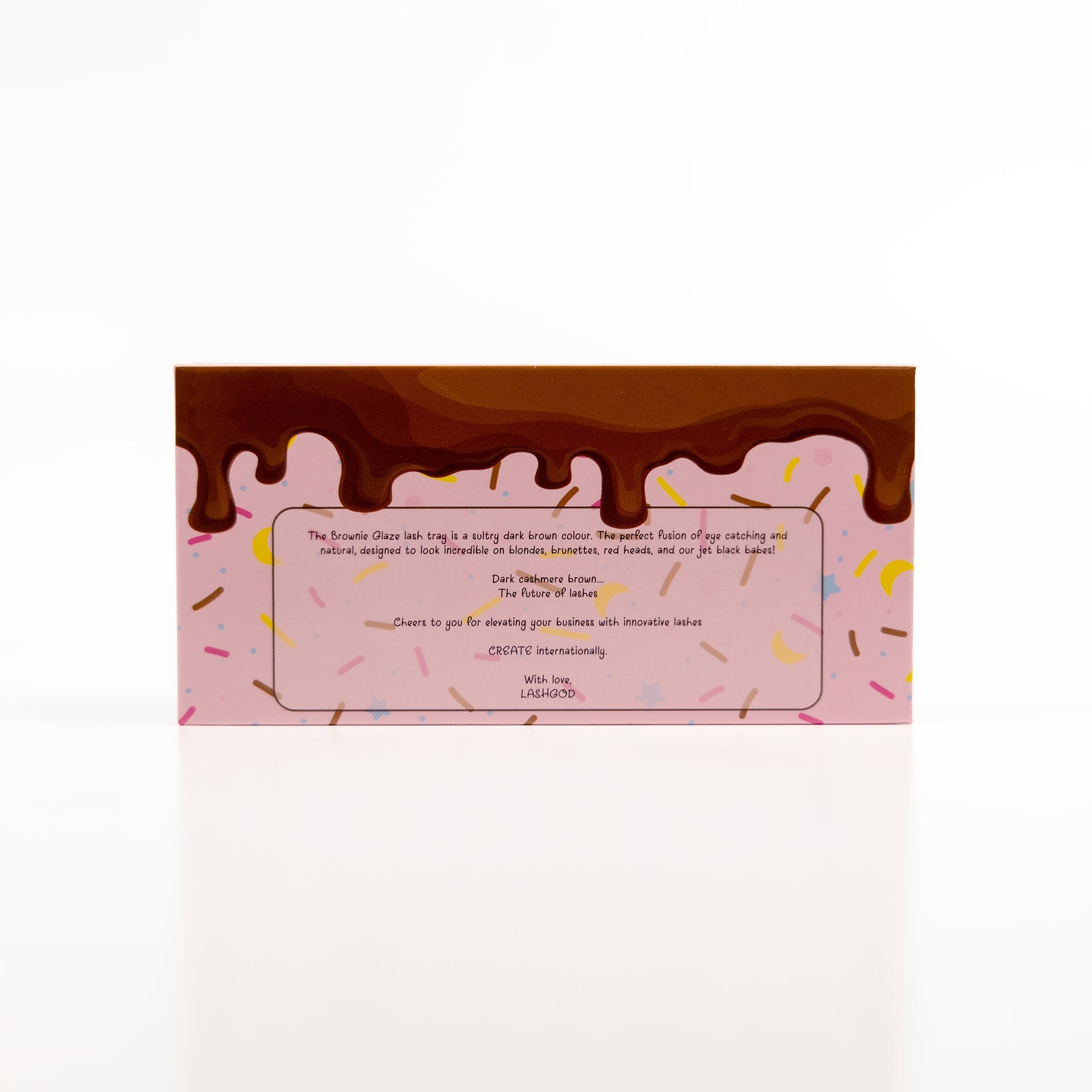 BROWNIE GLAZE LASH TRAY - DARK BROWN LASHES