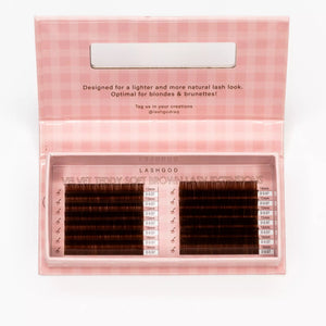 VELVET TEDDY SOFT BROWN EYELASH EXTENSION