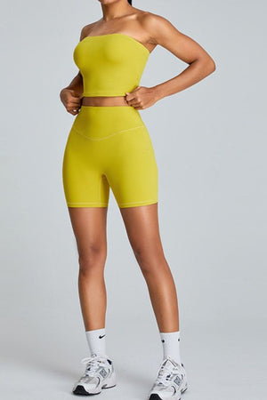 MM BASIC YELLOW SHORTS SET