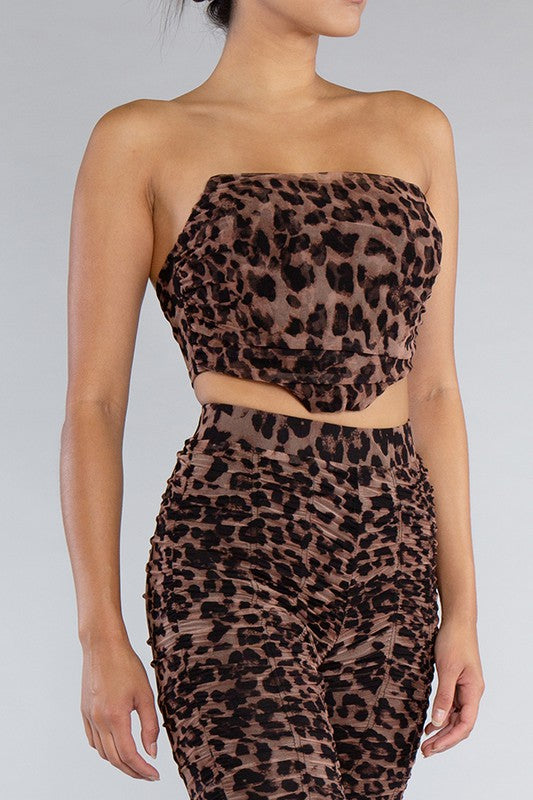 Leopard Tube Top