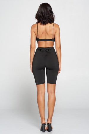 Ruched Short Set