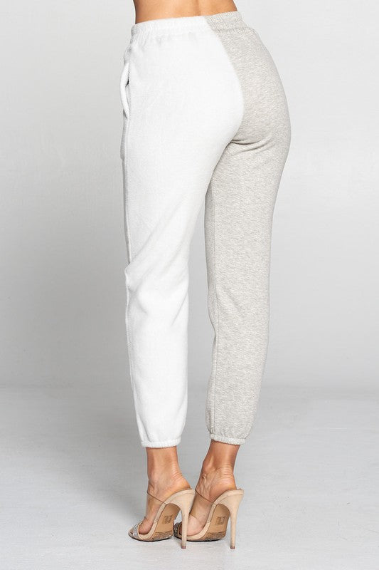 Color Block Sweat Pants