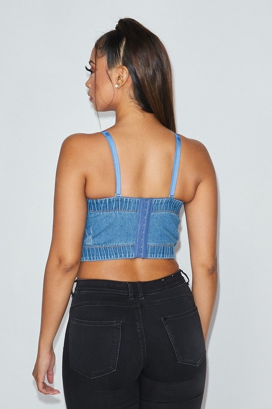 Denim Bustier